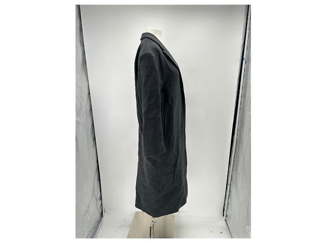 Autre Marque Abrigo gris con cuello desmontable - vista 3