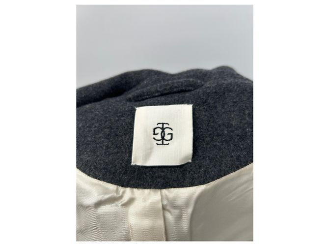 Autre Marque Abrigo gris con cuello desmontable - vista 6