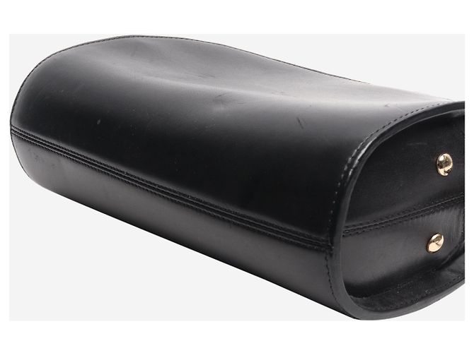 Apc Borsa a spalla in pelle demi-lune nera Nero - vista 4