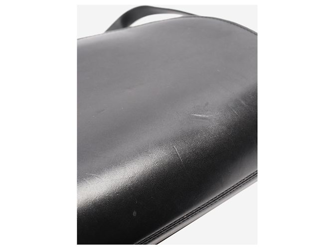 Apc Borsa a spalla in pelle demi-lune nera Nero - vista 6