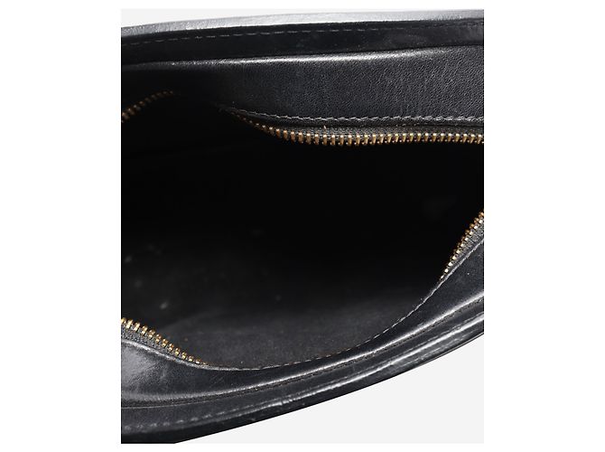 Apc Borsa a spalla in pelle demi-lune nera Nero - vista 8