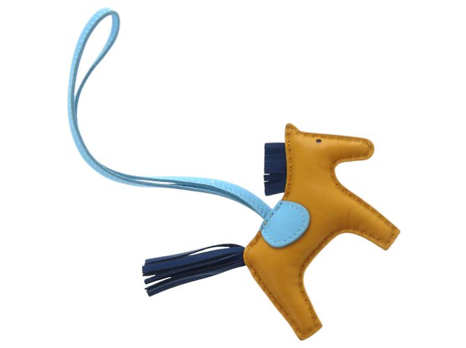 Charm per borsa in pelle di agnello Rodeo PM di Hermès - vista 2