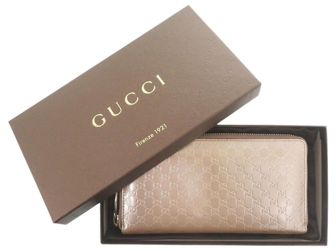 Cartera Larga Micro Guccissima Gucci Rosa - vista 2
