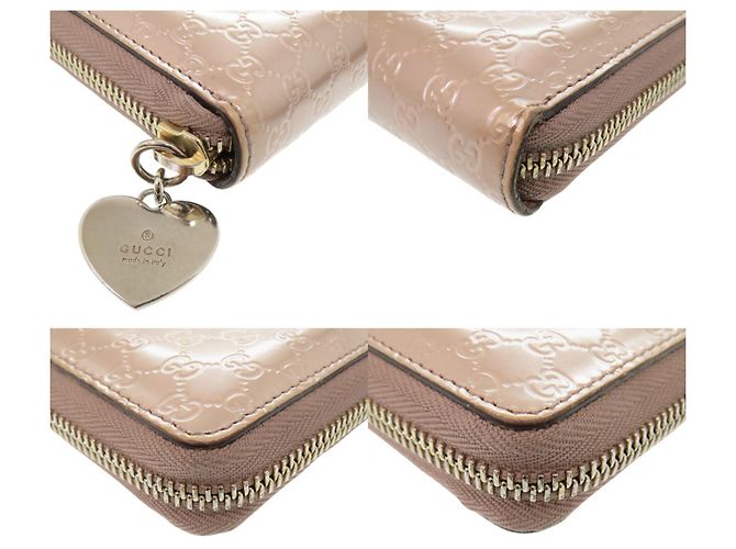 Cartera Larga Micro Guccissima Gucci Rosa - vista 4