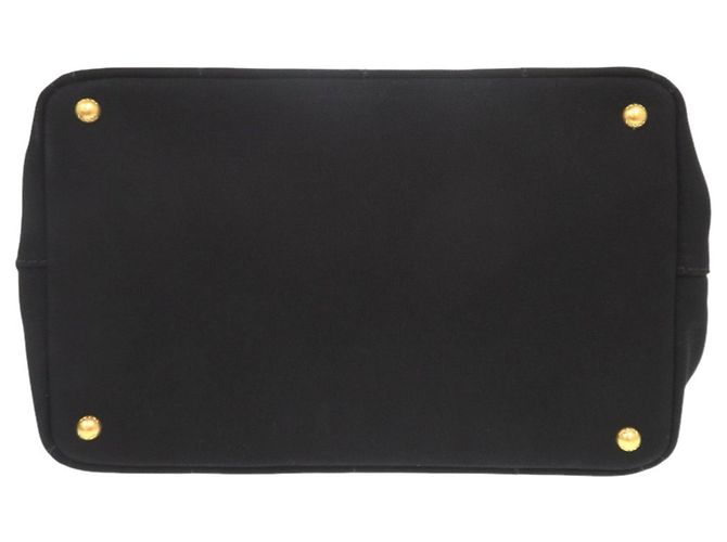 Borsa tote 2 in 1 Prada Canapa Nera Nero - vista 3