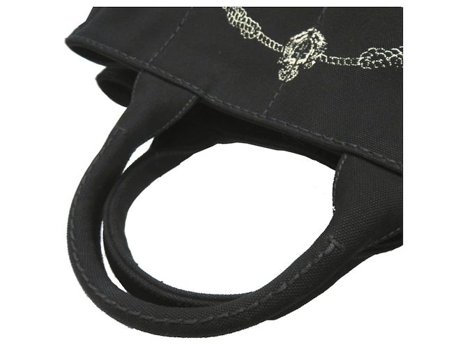 Borsa tote 2 in 1 Prada Canapa Nera Nero - vista 5