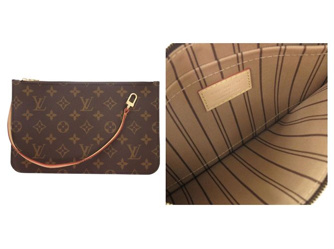 Louis Vuitton Neverfull MM Monogram Tote Bag Braun - Ansicht 10