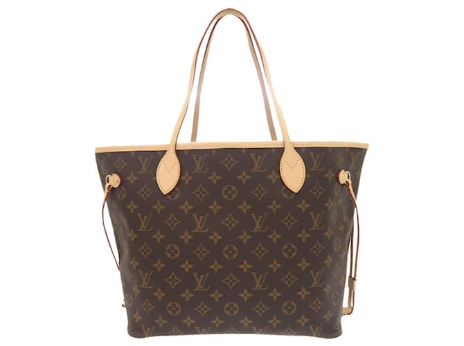 Louis Vuitton Neverfull MM Monogram Tote Bag Braun - Ansicht 3