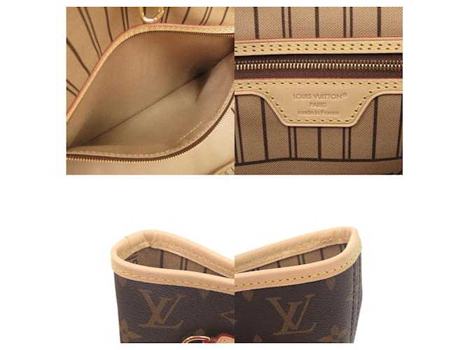 Louis Vuitton Neverfull MM Monogram Tote Bag Braun - Ansicht 8