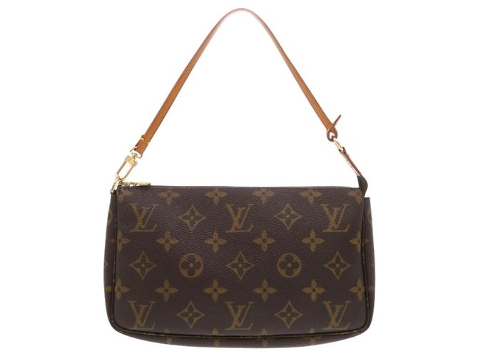 Pochette Accessoires Monogram Louis Vuitton Marrone - vista 2