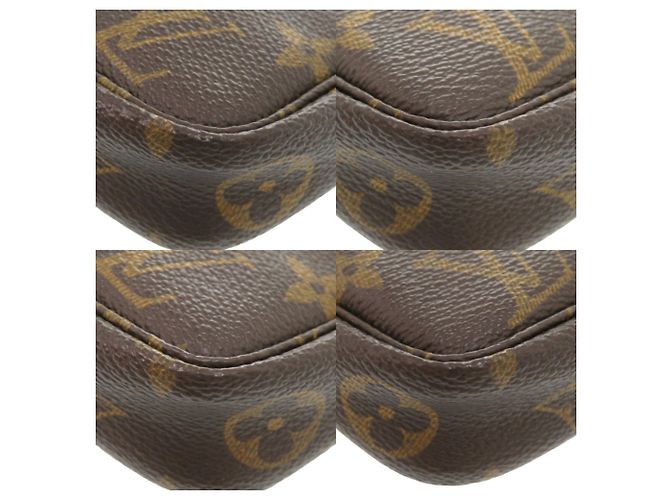 Pochette Accessoires Monogram Louis Vuitton Marrone - vista 3
