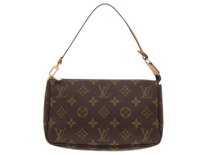 Pochette Accessori Monogram Louis Vuitton Marrone - vista 2