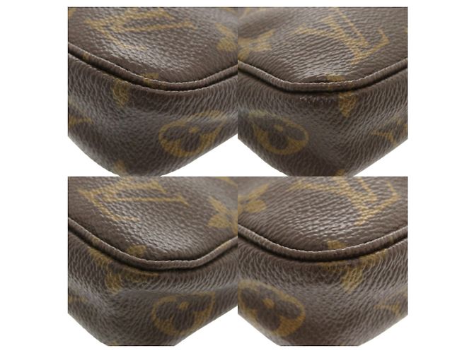 Pochette Accessori Monogram Louis Vuitton Marrone - vista 3