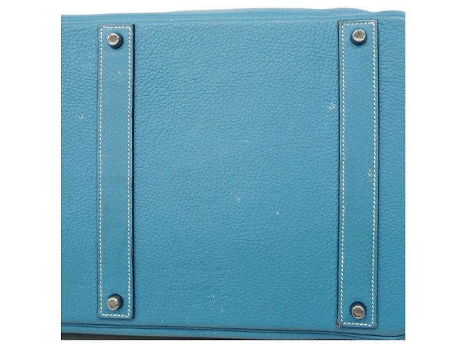 Sac à main Hermès Birkin 50 Bleu - vue 11