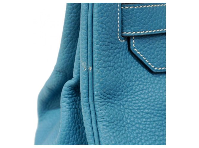 Sac à main Hermès Birkin 50 Bleu - vue 12