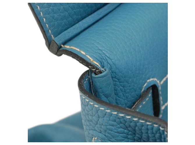 Sac à main Hermès Birkin 50 Bleu - vue 15