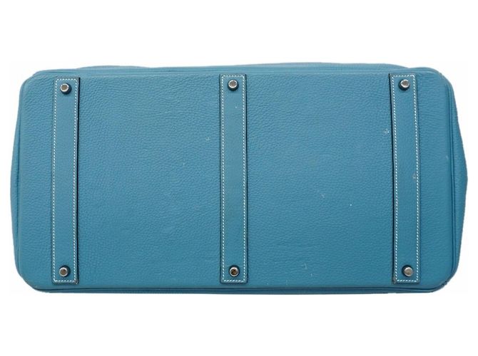 Sac à main Hermès Birkin 50 Bleu - vue 3