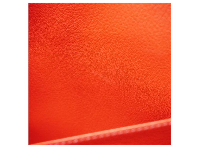 Hermès Plume 32 Handtasche Weiß Rot - Ansicht 15
