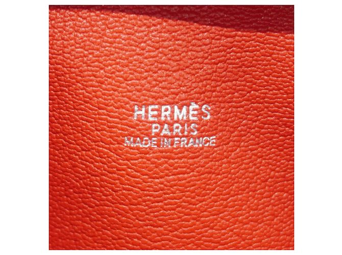 Hermès Plume 32 Handtasche Weiß Rot - Ansicht 5