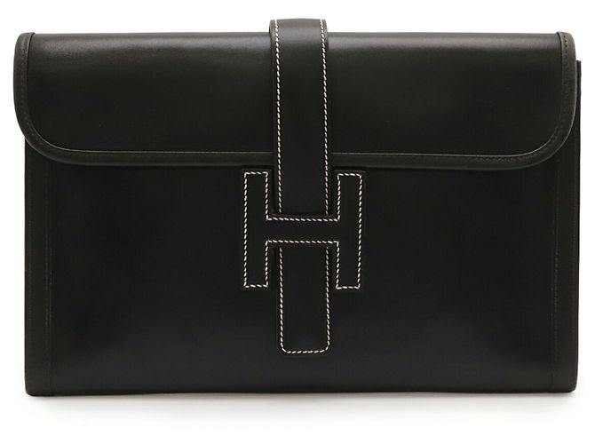 Hermès HERMES Jige PM Secondo Borsa Clutch Nero - vista 2