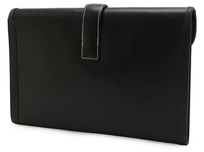 Hermès HERMES Jige PM Secondo Borsa Clutch Nero - vista 3