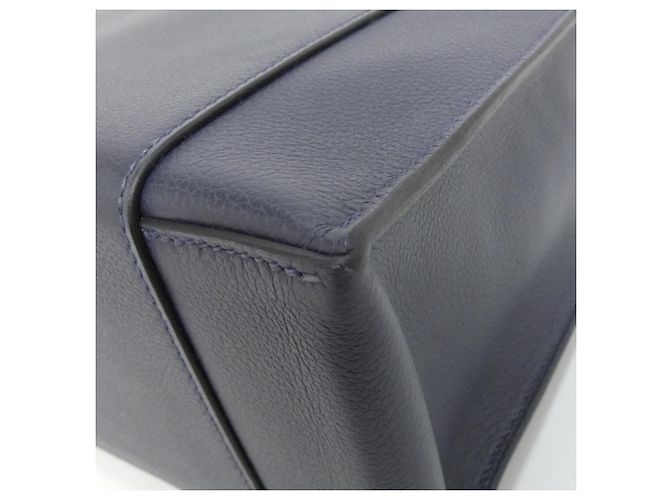 Borsa a Spalla Hermès Cabasche 084929CK Blu - vista 3