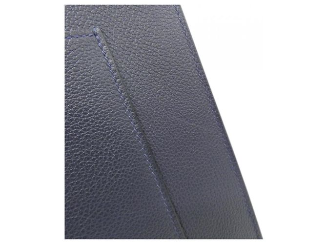 Borsa a Spalla Hermès Cabasche 084929CK Blu - vista 4
