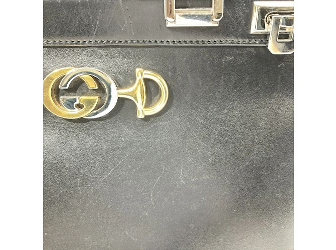 Borsa media Gucci Zumi Nero - vista 11