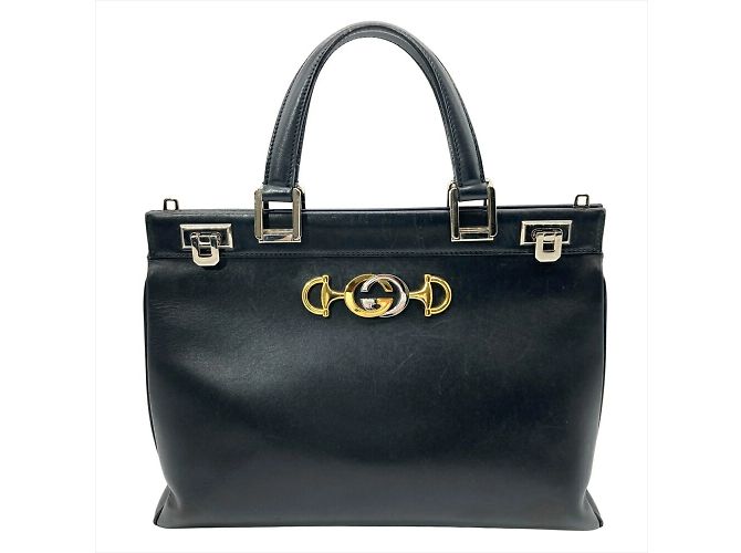 Borsa media Gucci Zumi Nero - vista 2