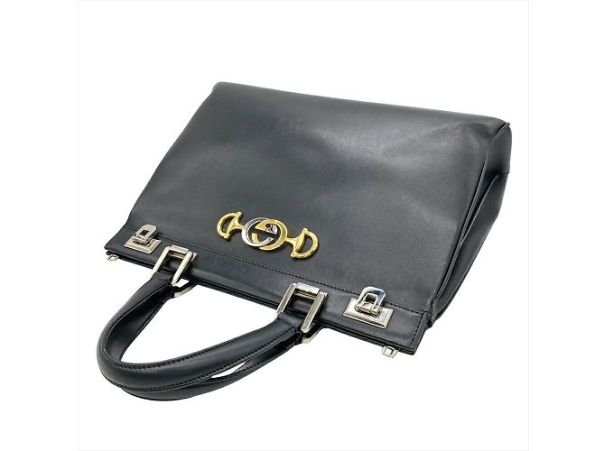 Borsa media Gucci Zumi Nero - vista 5