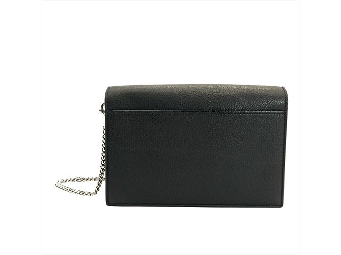 Borsa a Spalla Pochette Lockme Chain di Louis Vuitton Nero - vista 4
