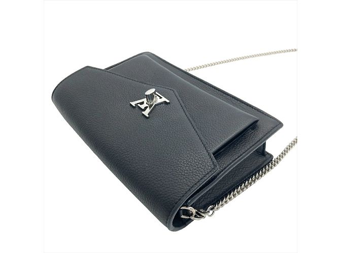 Borsa a Spalla Pochette Lockme Chain di Louis Vuitton Nero - vista 5