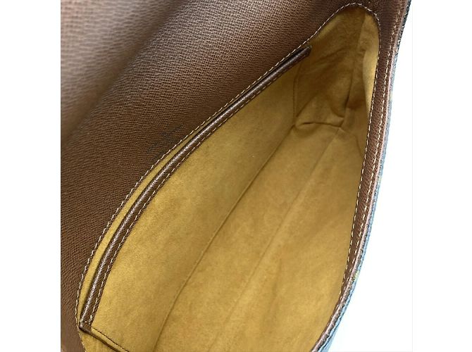 Borsa a Spalla Musette Tango con Tracolla Corta Louis Vuitton Marrone Monogramma - vista 12