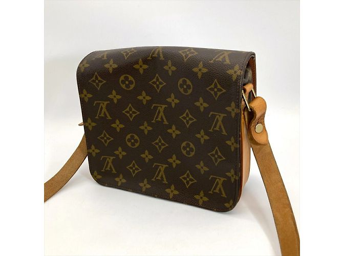 Borsa a Spalla Cartesiere MM Louis Vuitton Marrone Monogramma - vista 3