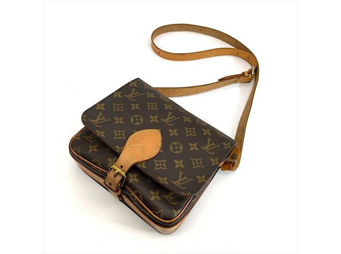 Borsa a Spalla Cartesiere MM Louis Vuitton Marrone Monogramma - vista 6