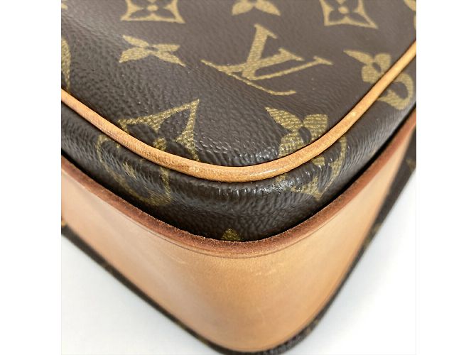 Borsa a Spalla Cartesiere MM Louis Vuitton Marrone Monogramma - vista 9