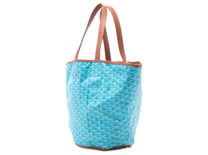 Borsa reversibile Belharra Goyardine blu Goyard Blu chiaro - vista 2