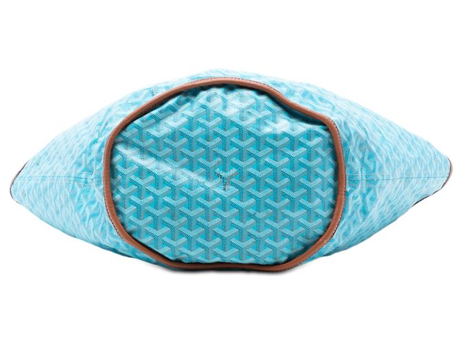 Borsa reversibile Belharra Goyardine blu Goyard Blu chiaro - vista 3