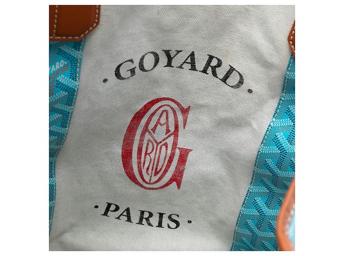 Borsa reversibile Belharra Goyardine blu Goyard Blu chiaro - vista 5