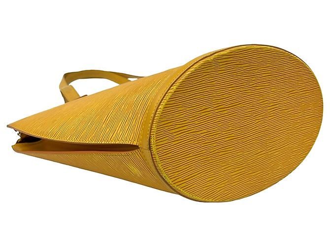 Louis Vuitton Saint Jacques GM Epi Giallo Cinghia Lunga - vista 3