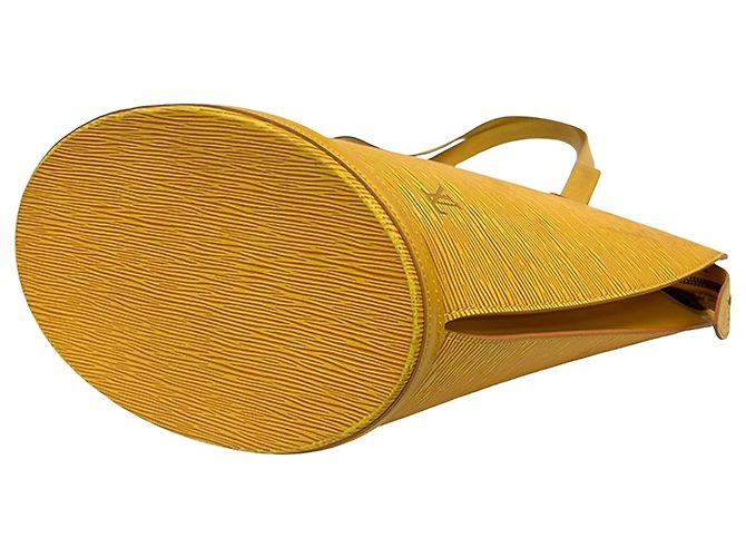 Louis Vuitton Saint Jacques GM Epi Giallo Cinghia Lunga - vista 4