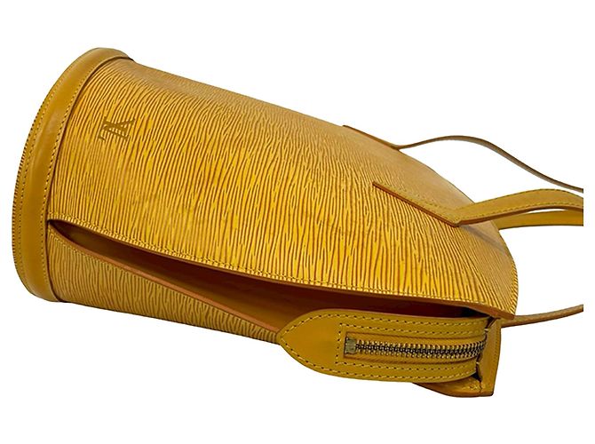 Louis Vuitton Saint Jacques GM Epi Giallo Cinghia Lunga - vista 5