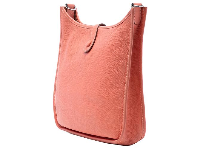 Hermès Evelyne 29 in Pelle Clemence Rosa - vista 2