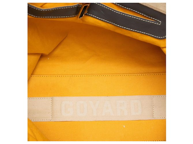 Goyard Grigio Goyardine Voltaire Marrone - vista 4