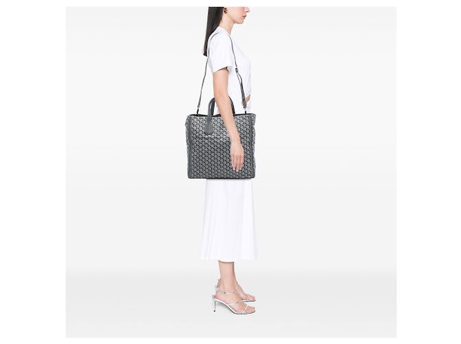 Goyard Grigio Goyardine Voltaire Marrone - vista 8