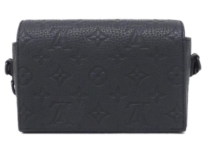 Borsa a spalla portafoglio indossabile Monogram Taurillon Louis Vuitton Nero - vista 2
