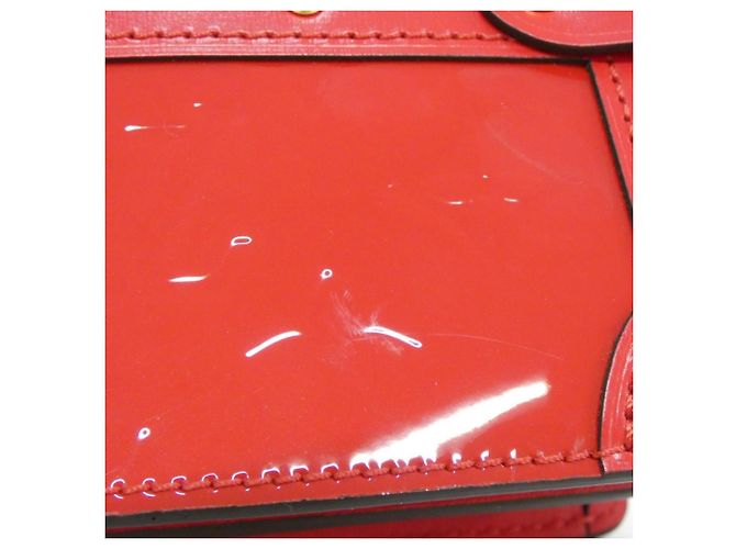Borsa a spalla Trunk Clutch in Vernis di Louis Vuitton Fuschia - vista 5