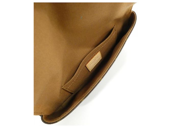 Borsa a vita Louis Vuitton Monogram Pochette Marel Marrone - vista 10