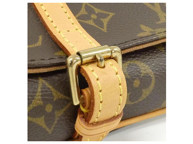 Borsa a vita Louis Vuitton Monogram Pochette Marel Marrone - vista 4