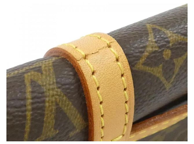 Borsa a vita Louis Vuitton Monogram Pochette Marel Marrone - vista 5